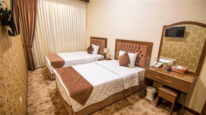 اتاق دو تخته تویین هتل آزادی تبریز اتاق دو تخته تویین هتل آزادی تبریز